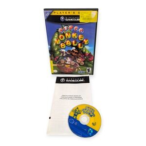 Super Monkey Ball Nintendo GameCube GC Sega Players Choice Video Game CIB